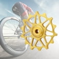 thumbnail image 4 of Road Bike Ceramic Pulley Rear Derailleur 12T/14T Bearing Jockey Wheel , 14T 14T Gold, 4 of 8