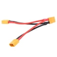 thumbnail image 3 of XT60 Parallel Battery Connector Cable, Anti Corrosion 10cm / 3.9in XT60 Dual Extension Y Splitter  For RC Batteries, 3 of 8