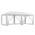 thumbnail image 1 of Outsunny Party Tent Outdoor Canopy Garden Sun Shade, White, 1 of 10