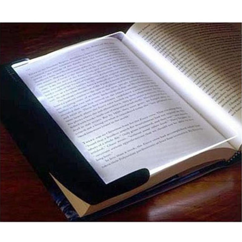 LED Light Wedge Eyes Protect Panel Book Reading Lamp Paperback Night Vision Hot 