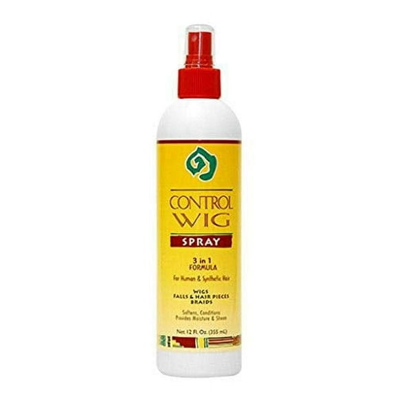 African Essence Control Wig Spray 3 in 1 Formula, 12 oz, 2 pack