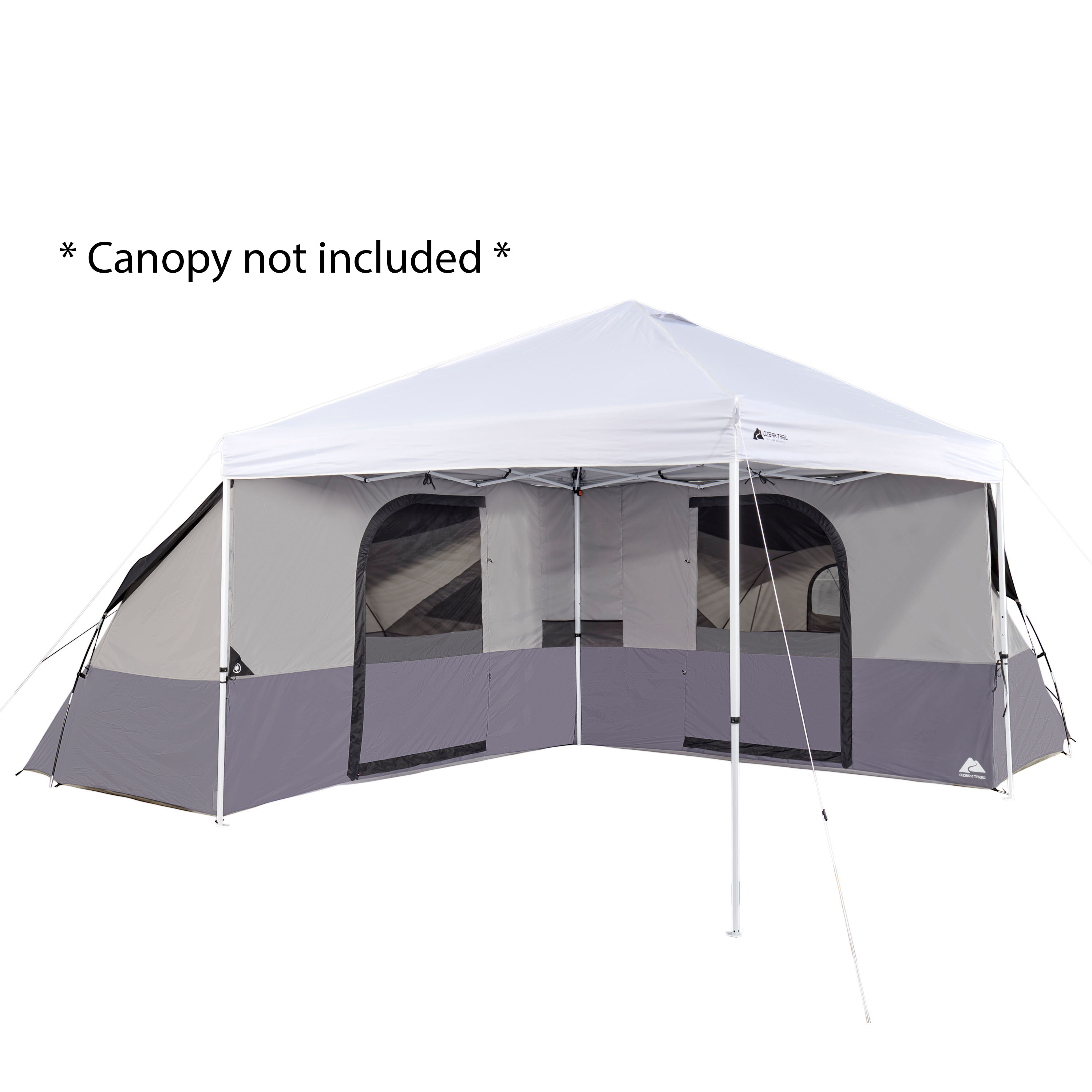 Ozark Trail 8-Person Connect Tent with Screen Porch (Straight-Leg ...