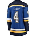 thumbnail image 3 of Women's Fanatics Nick Leddy Blue St. Louis Blues Home Breakaway Player Jersey, 3 of 3