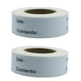 thumbnail image 1 of 2 de etiquetas adhesivas de almacenamiento de alimentos para congelador soluble 125 etiquetas por, 1 of 2