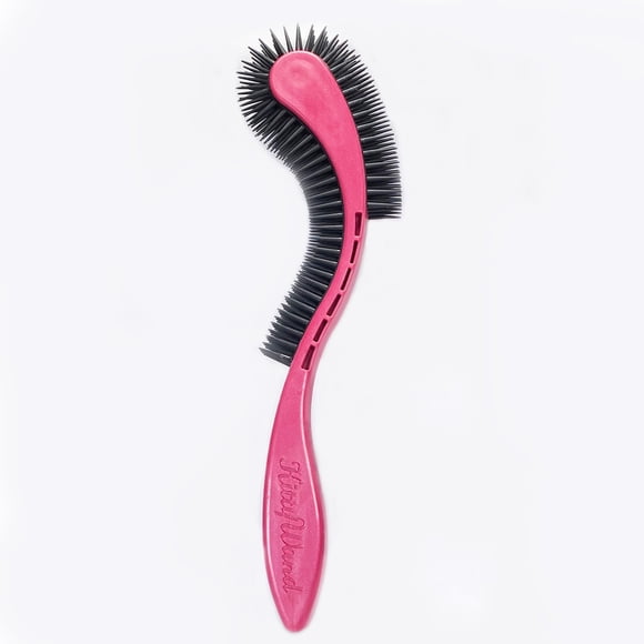 Cepillo para gatos KittyWand rosa ergonómico y sin estrés
