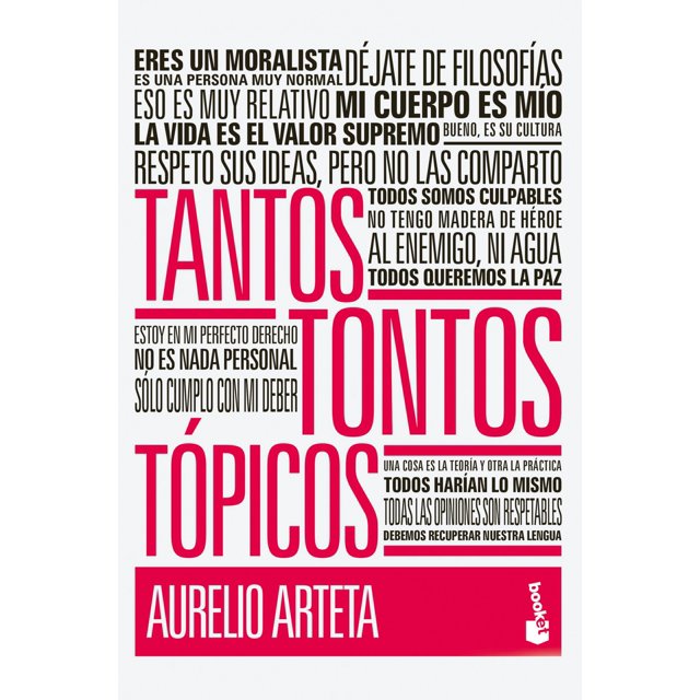 TANTOS TONTOS TÓPICOS BOOKET PAIDOS MEXICO Aurelio Arteta