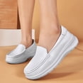 thumbnail image 5 of YOURDIARY Women Nurse Shoes Comfort Moccasins Nursing Lightweight Round Toe Work Breathable June Flat, 5 of 8
