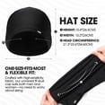thumbnail image 5 of Unisex Breathable Mesh Skully Hat, Cooling Ice Silk Beanie Cap for Running, Gym Workout, and Outdoor Sports, Stretchy Performance Headwear for Men and Women - Black, 5 of 8