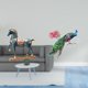 thumbnail image 2 of Escultura de caballo de pie y pegatina de pared retro de PVC para sala de estar, escritorio, estantería, cocina, sofá, TV, fondo, decoración del hogar, 2 of 8