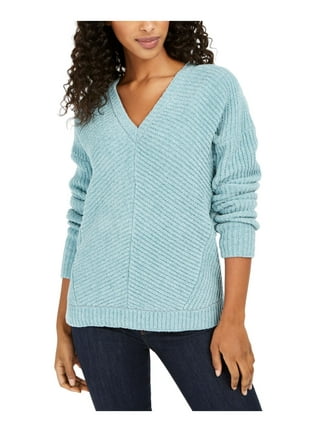 LUCKY BRAND Womens Burgundy Sweater Sweatshirt V-Neck Size S P