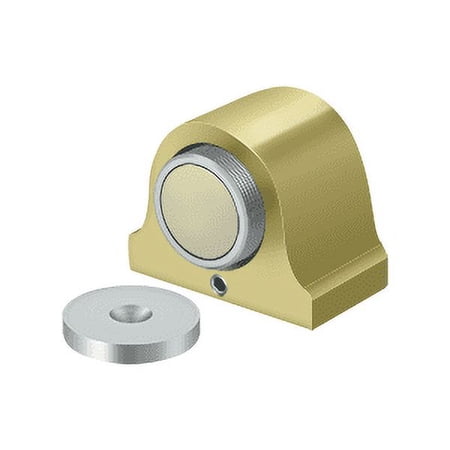 Deltana DSM125U3 Magnetic Dome Door Stop and Catch Polished Brass
