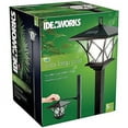 Ideaworks JB7424 Outdoor Yard Garden Patio Solar LED Lamp with Auto On ...