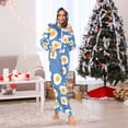 thumbnail image 7 of FORMRS Onesies Pajama for Adults Unisex Hoodie Winter Jumpsuit One Piece Sleepwear, Sizes S-2XL, Cute Fried Eggs, 7 of 7