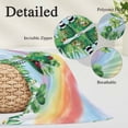 thumbnail image 3 of St. Patrick's Day Pillow Covers 24"x36", Green Shamrock Hat Ladybirds Daisy Rainbow Soft Brushed Microfiber Breathable Throw Pillow Covers, Decorative Pillowcase with Zipper for Couch Sofa Bedroom, 3 of 9