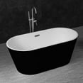thumbnail image 4 of WOODBRIDGE 59" Freestanding Bathtub Contemporary Soaking Tub BTA1814, 4 of 6