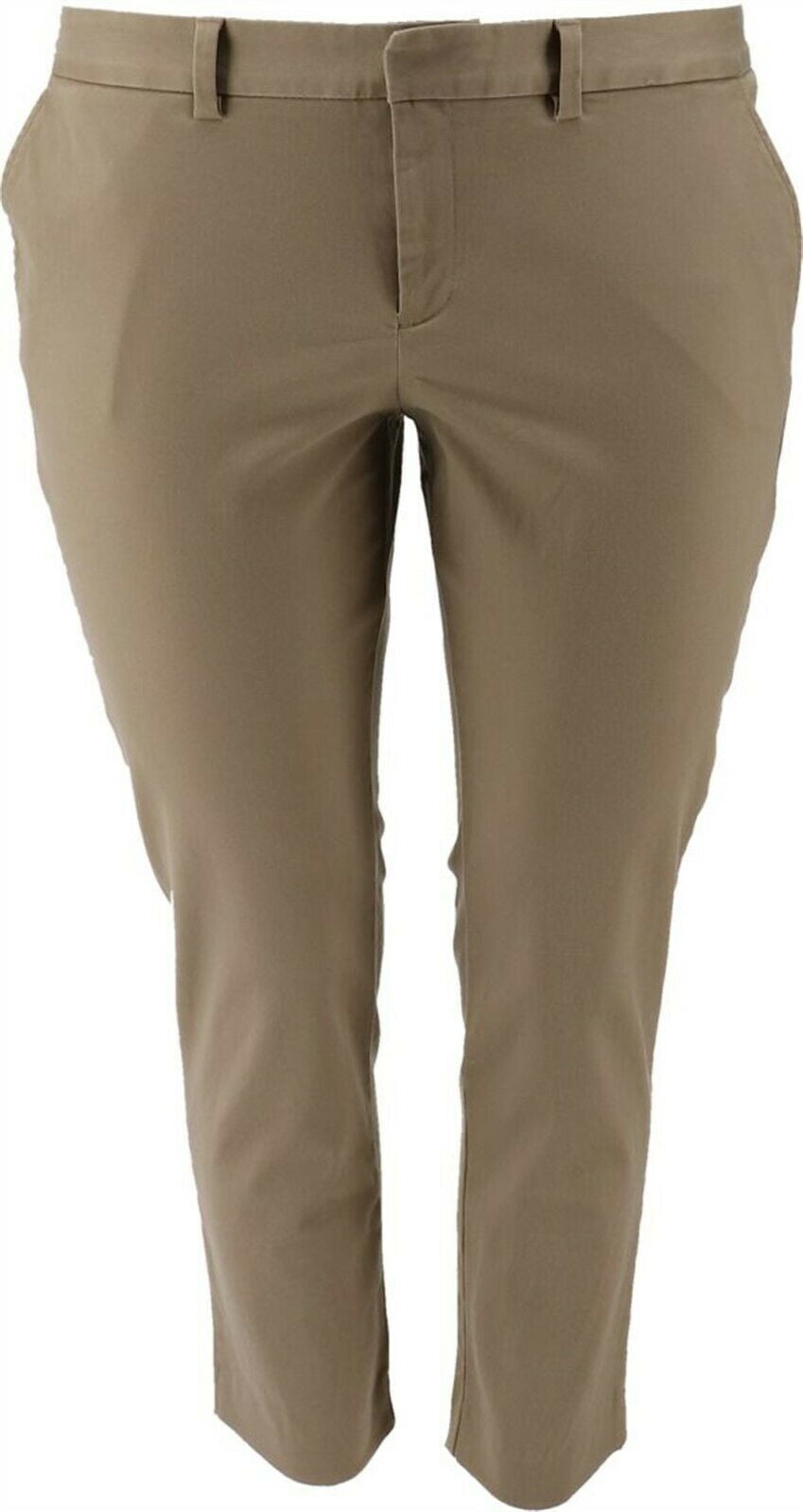 Petite Low Rise Chino Pant Khaki 2P 