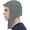 Grey, variant on vastwit Medieval Coif Cap Cotton Hats with Ear Flaps Bonnet Lightweight Stretchy Headwear White One Size