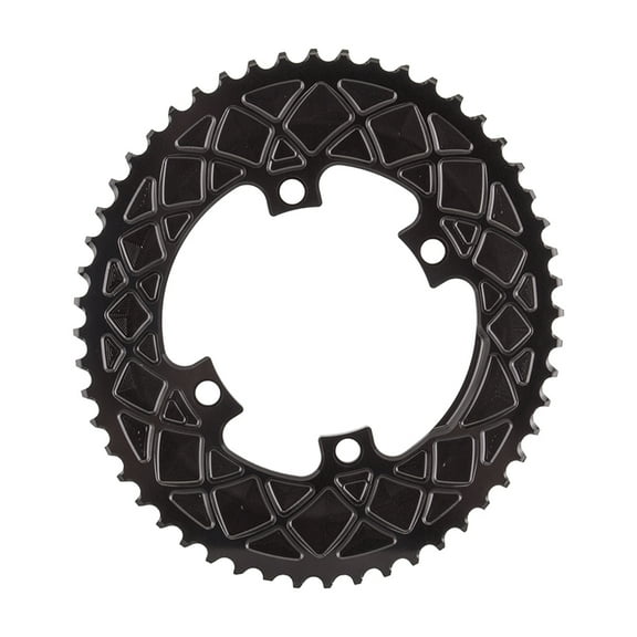 Absolute Black Oval 110 BCD 2X Chainring Absoluteblack Oval 110mm 52t 4b 2x Bk