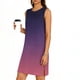 thumbnail image 2 of TaTaai Women's Round Neck Sleeveless Slip Dress Solid Color Casual Pullover Dress with Side Slit Lightweight Summer Stretchy Fit Gift, 2 of 6
