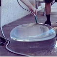 thumbnail image 3 of Juguete de bola de burbujas para niños Bola de goma inflable gigante para playa de agua Globo de gelatina Bolas rosas, 3 of 5