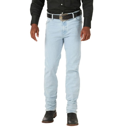 Wrangler Men's Cowboy Cut Slim Fit Jean in Bleach - Los Vaqueros
