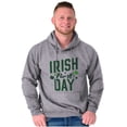 thumbnail image 3 of St Patricks Irish For A Day Clover Hoodie Sweatshirt Women Men Brisco Brands S, 3 of 6