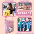 thumbnail image 4 of Bolso Hello Kitty Sanrio para Niñas, Adolescentes y Mujeres Rosa con Estampado de Leopardo, 4 of 6
