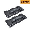 thumbnail image 1 of QUETO Grab Handle Set for Jeep Wrangler Crash Bars (2 Pack), Easy Install 3-Strap Design for 1987-2018 Models, Wrangler Accessories Black, 1 of 4