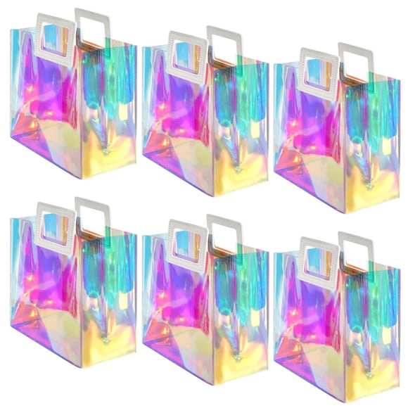 Bolsas de regalo VUOJUR holográficas 21x20x10 cm 6 unidades