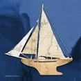 thumbnail image 3 of Bluebird Barn 15x15 Black Modern Framed Museum Art Print Titled - Sailboat Blue I, 3 of 5