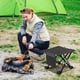 thumbnail image 5 of Taburete plegable portátil, silla de camping de 13", capacidad de 360 libras, apertura/cierre de 1 segundo, asiento de tela transpirable liviano de 1.5 libras, marco de aluminio de 4 patas, bolsa de, 5 of 5