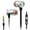 Silver, variant on Universal Super Bass Noise Isolating Headset Earphone Headphone