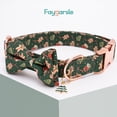thumbnail image 2 of Collar para perro Faygarsle, pajarita navideña, hebilla metálica, 2 of 5