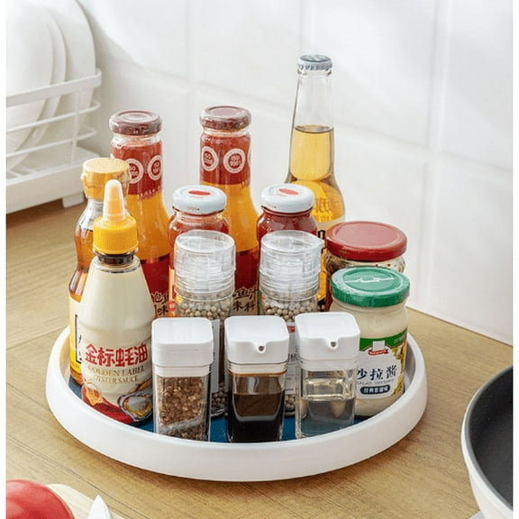 Lazy Susan Turntable Organizer for Kitchen Cabinet Table 12 inch