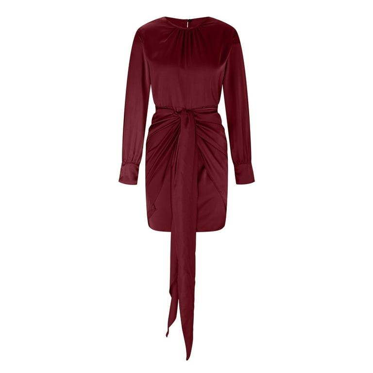 strapless open back dress STARLET RED WRAP DRESS  BlackCakeClothing