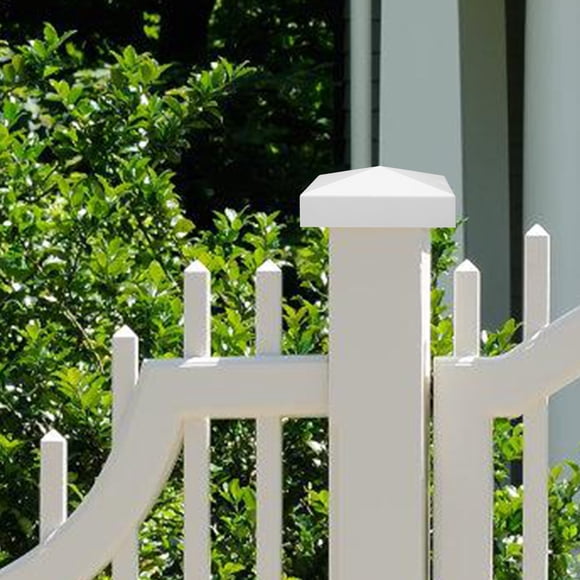 FENGGUIQU 2Ud Tapas Para Columnas De Cercas En ABS Post Caps Resistentes Para Uso Exterior
