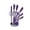 purple, variant on 9PCS Black Kitchen Knife Set Stainless Steel Hollow Handle Chef Knives Complete Set