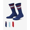thumbnail image 3 of Nike Men`s Everyday Plus Cushioned Crew Socks 3 Pairs (Multi(DH3415-905)/R, Large), 3 of 3
