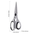 thumbnail image 4 of KFFKFF Culinary Clippers, Twin Set Robust Stainless Steel Culinary Snips with Covers, Sturdy Food Preparation Clippers with Cushioned Grip Comfort Handle, Kitchen Tool for Slicing Beef, Seafood, 4 of 9