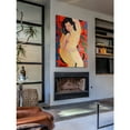 thumbnail image 4 of Marmont Hill "Figure on Tapestry" by Wayne Ensrud Painting Print on Wrapped Canvas, 4 of 7