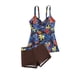 thumbnail image 1 of Bikini sólido con correa para mujer, Bikini con escote en V profundo, cómodo traje de baño dividido, traje de baño de dos piezas OAVQHLG3B Store lin121212, 1 of 4