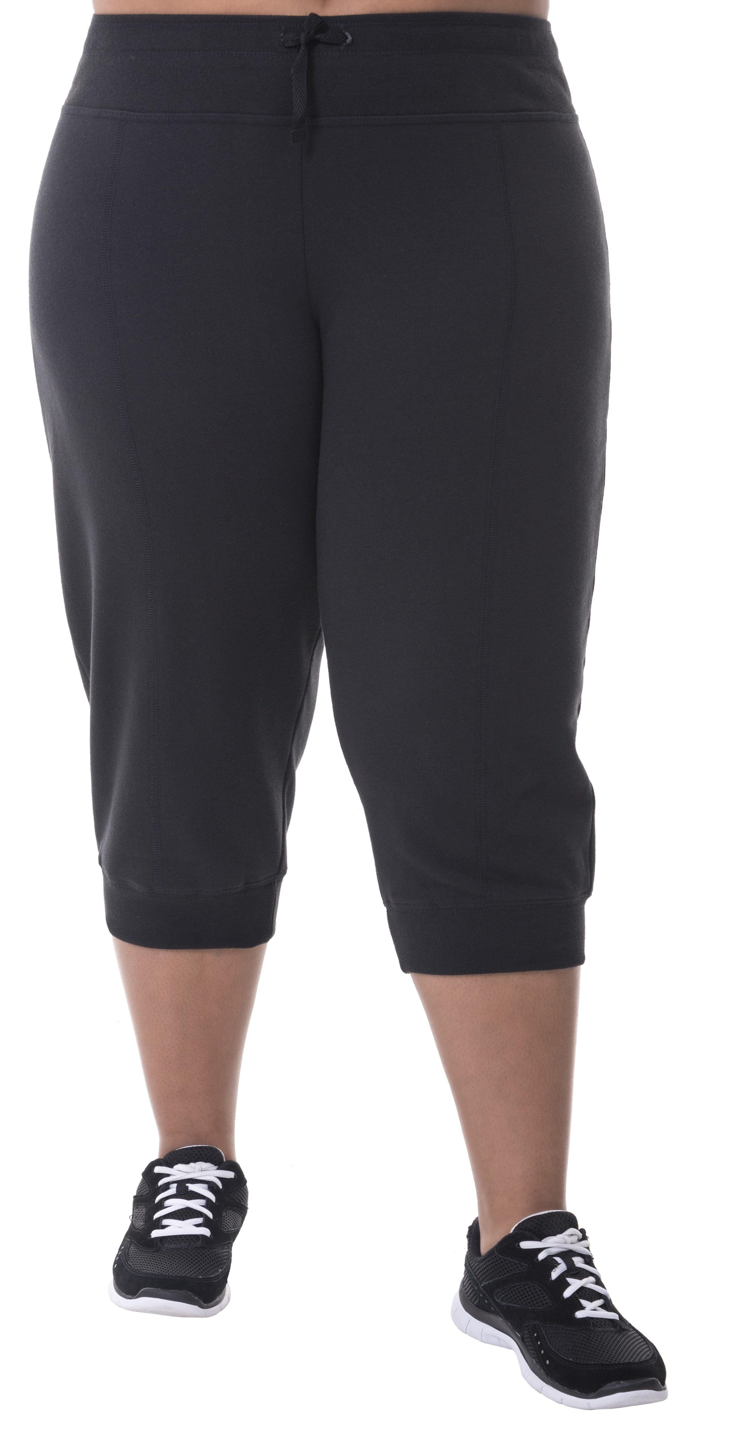 plus size capri joggers