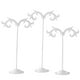 thumbnail image 5 of 3 expositores de pendientes en forma de T para joyas y organizadores Ola blanca, 5 of 9