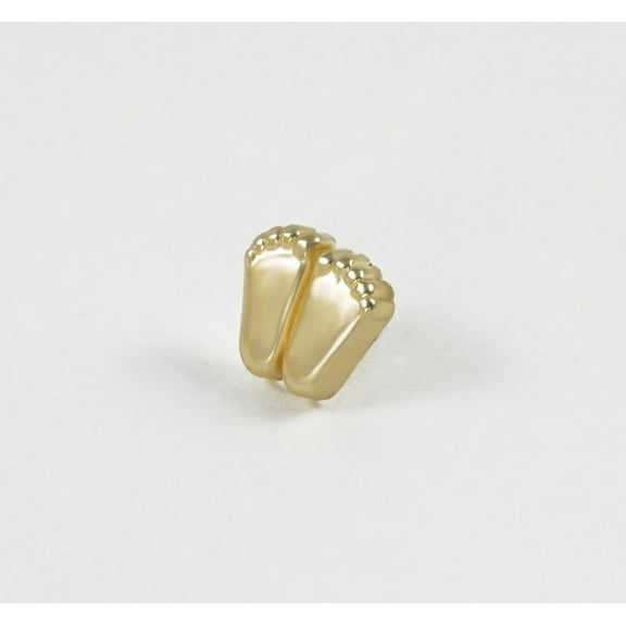 Precious Feet, Gold-Colored, Fetal Development Card Jewelry, Lapel Pin