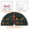 thumbnail image 4 of Yiaed Deers In The Forest Print Christmas Tree Skirt , Tree SkirtsTree Mat for Christmas Winter Holiday Indoor Decorations-30", 4 of 7