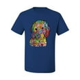 thumbnail image 3 of Dean Russo Sweet Poodle Dog Lover Men's Graphic T-Shirt, Royal, Large, 3 of 6