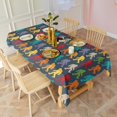 thumbnail image 2 of Red Bigfoot Pattern Rectangle Tablecloth 60"x120",Waterproof Polyester Rectangle Table Cloth, Wipeable Spillproof Polyester Tablecloth for Dining, Camping, Indoor and Outdoor, 2 of 6