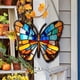 thumbnail image 2 of Spanish Moon Pendant Stained Acrylic Window Hanging, Butterfly Wall Decor for Butterfly Lovers Housewarming Gift S B, 2 of 5