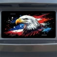 thumbnail image 6 of Patriotic Eagle Funny Personalized License Plate Rust-proof Stainless Steel Metal License Plate Suitable For Men And Women 12.2" x 6.2", 6 of 6
