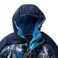thumbnail image 4 of ZeroXposur Infant Baby Boy's Blue Abstract Puffer Jacket Coat w/Hat & Mittens (12 Months), 4 of 4